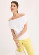 Off-shoulder shirt van puur biologisch katoen, bonprix