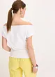Off-shoulder shirt van puur biologisch katoen, bonprix