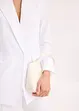 Casual linnen blazer met brede revers, bonprix