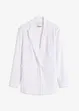 Casual linnen blazer met brede revers, bonprix