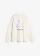 Oversized longsleeve van katoenmix, bonprix