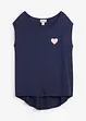 High-low shirt van soepel vallende viscosemix, bonprix