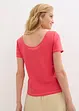 T-shirt met diepe halslijn achter, bonprix