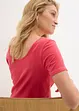T-shirt met diepe halslijn achter, bonprix