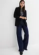 Wide leg jeans, high waist, low stretch, bonprix