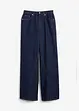 Wide leg jeans, high waist, low stretch, bonprix