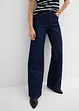 Wide leg jeans, high waist, low stretch, bonprix