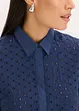 Blouse met broderie, bonprix