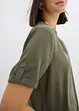 Blouse met korte mouwen van een soepele viscosemix, bonprix