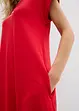 Jersey jurk met borduursel van een vicose-elastanmix, bonprix