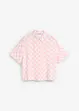 Geruite blouse met korte mouwen, bonprix