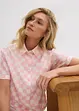 Geruite blouse met korte mouwen, bonprix