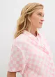 Geruite blouse met korte mouwen, bonprix