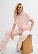 Geruite blouse met korte mouwen, bonprix