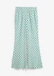 Geruite Marlene Dietrich broek van soepele viscose, bonprix