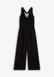 Jumpsuit met watervalhals, bonprix