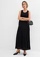 Maxi jurk met materiaalmix, bonprix