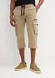3/4 instapbroek met cargozakken, regular fit, bonprix