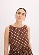 Midi jurk met bindceintuur, bonprix