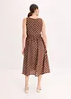 Midi jurk met bindceintuur, bonprix