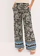 Losjes vallende palazzo broek met paisley, bonprix