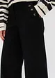 Twill broek met sierknopen, bonprix