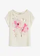 Shirt met geweven inzetstuk, bonprix