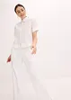 Blouse met broderie, bonprix