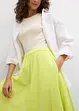 Midirok van een soepel vallende linnenmix, bonprix