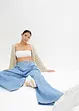 Wide leg jeans low waist, low stretch, bonprix