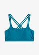 Bralette bikinitop met gekruiste bandjes, bonprix