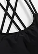 Bralette bikinitop met gekruiste bandjes, bonprix