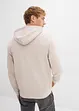 Sweater met capuchon en ritssluiting, bonprix