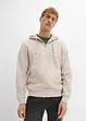 Sweater met capuchon en ritssluiting, bonprix