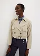 Trenchcoat met afneembare mouwen, bonprix