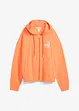 Sweatvest met capuchon van katoen, bonprix
