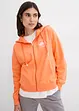 Sweatvest met capuchon van katoen, bonprix