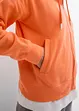 Sweatvest met capuchon van katoen, bonprix