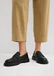 Slip-on broek met linnen, 7/8 lengte, bonprix