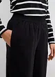 Slip-on broek met linnen, 7/8 lengte, bonprix