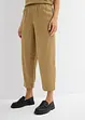 Slip-on broek met linnen, 7/8 lengte, bonprix