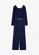 Jumpsuit met kant en kleine ketting, bonprix