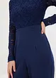 Jumpsuit met kant en kleine ketting, bonprix