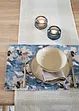 Placemats met bloemenprint (set van 2), bonprix