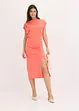 Asymmetrische jersey jurk met rimpels, bonprix