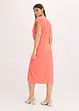 Asymmetrische jersey jurk met rimpels, bonprix