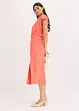Asymmetrische jersey jurk met rimpels, bonprix
