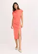 Asymmetrische jersey jurk met rimpels, bonprix