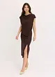 Asymmetrische jersey jurk met rimpels, bonprix