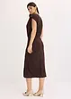 Asymmetrische jersey jurk met rimpels, bonprix